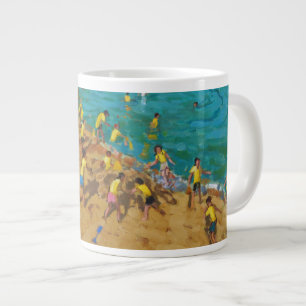 School outing New Quay Wales 2013 Large Coffee Mug