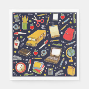 School Party Teacher Napkins