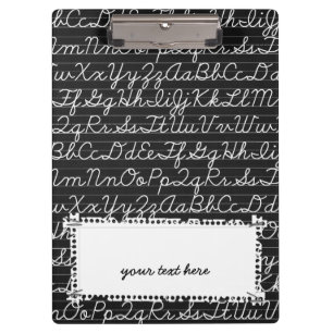 School pattern clipboard