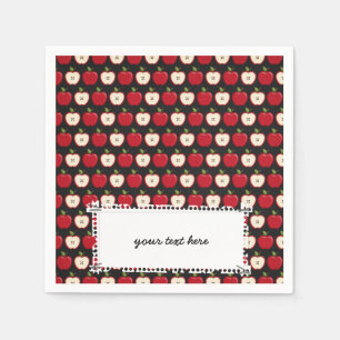 School pattern napkin
