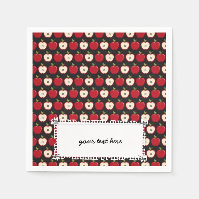 School pattern napkin (Front)