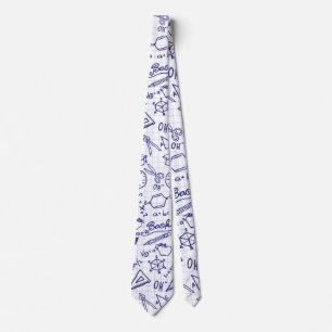 School pattern tie