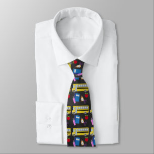 School pattern tie