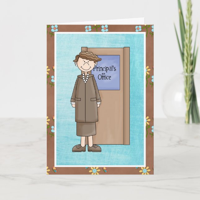 School Principal Female Thank You (Front)