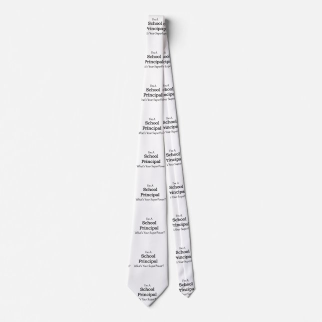 School Principal Tie (Front)