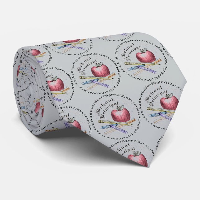 School Principal Tie (Rolled)