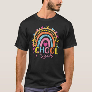 School Psych teacher School Psychologist boho rain T-Shirt