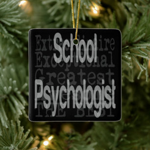 School Psychologist Extraordinaire Ceramic Ornament