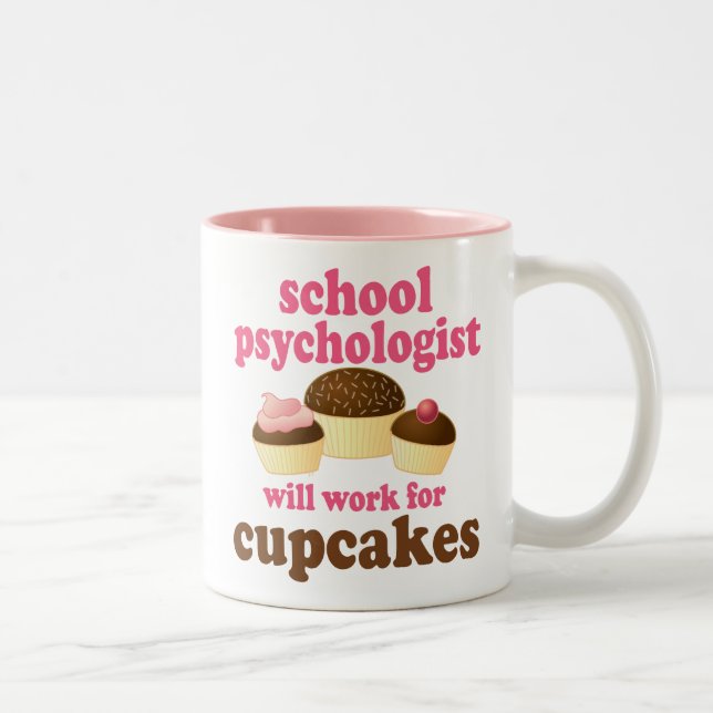 School Psychologist (Funny) Gift Two-Tone Coffee Mug (Right)