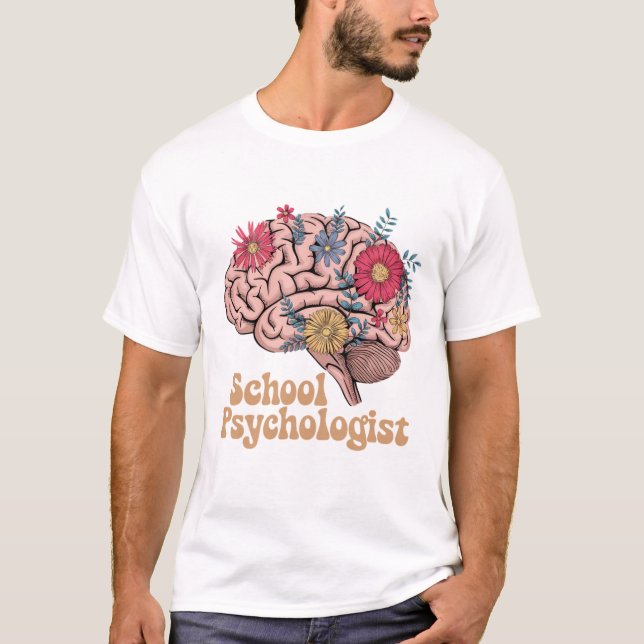 School Psychologist – Making Minds Stronger Tee (Front)