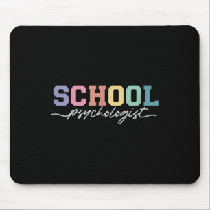 School Psychologist Mental Health Awareness Mouse Mat