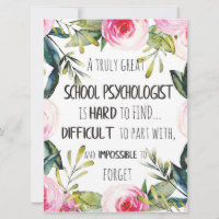 School Psychologist Office decor Appreciation Gift