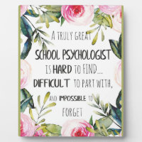 School Psychologist Office decor Appreciation Gift