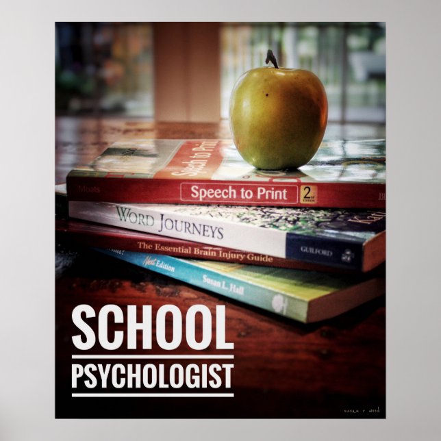 School Psychologist Office Poster Print (Front)