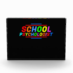 School Psychologist - Psychology Gift Photo Block