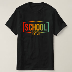 School Psychologist Retro Psych Teacher T-Shirt
