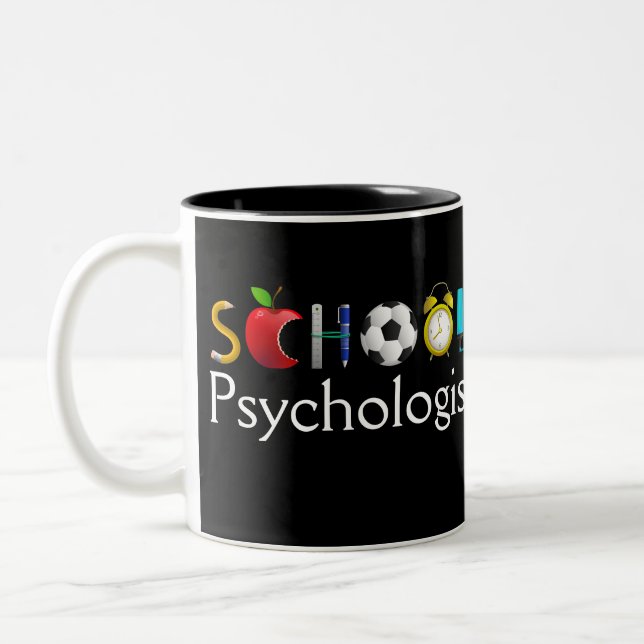 School Psychologist School-Daze Mug (Left)