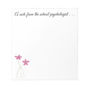 School Psychologist Small Memo Pad