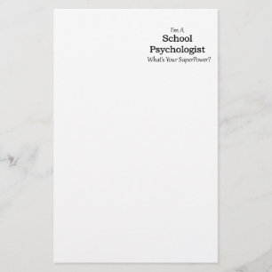 School Psychologist Stationery