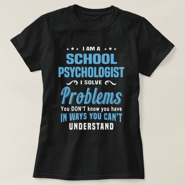 School Psychologist T-Shirt (Design Front)