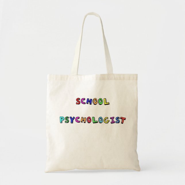 SCHOOL PSYCHOLOGIST TOTE BAG (Front)
