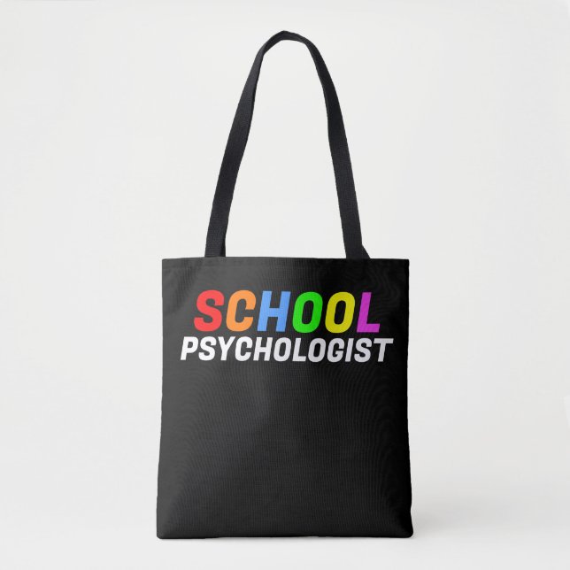 School Psychologist Tote Bag (Front)