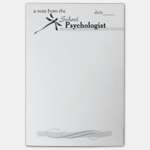 School Psychologist's Dragonfly Large-Size Post-it Notes