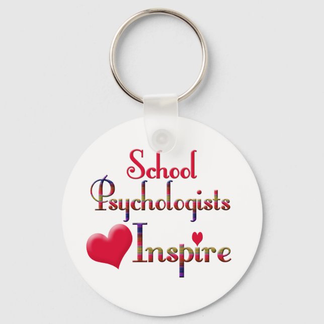 School Psychologists Inspire Key Ring (Front)