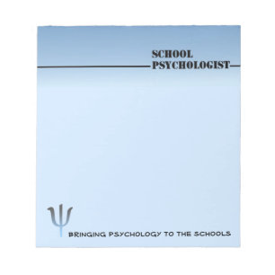School Psychologist's Professional Note Pad
