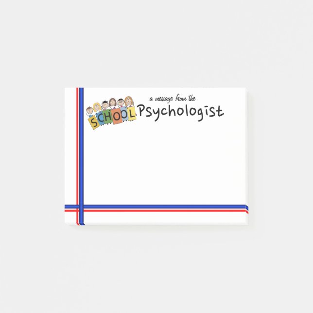 SCHOOL Psychologist's Sticky Notes (Front)