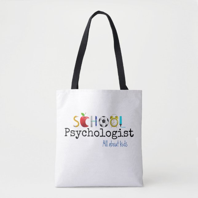 School Psychology--All About Kids Tote Bag (Front)