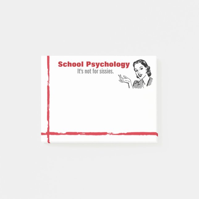 School Psychology Sense of Humour Post-it Notes (Front)