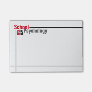 School Psychology Sharp and Stylish Post-it Notes