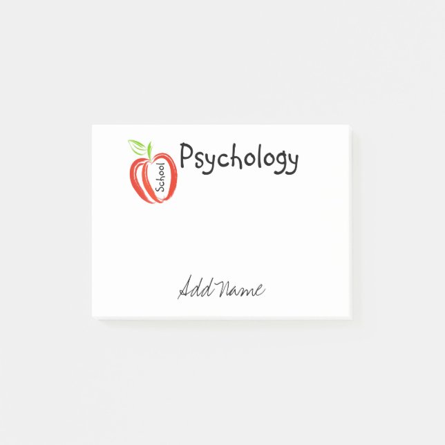 School Psychology Style Post-it® Notes (Front)