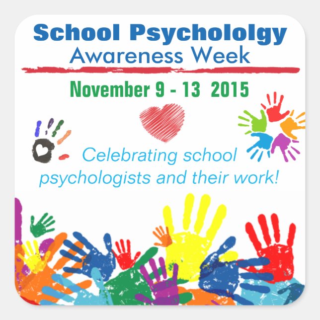 School Psychology Week 2015 Colourful Stickers (Front)