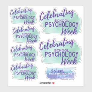 School Psychology Week Contour Sticker Collection