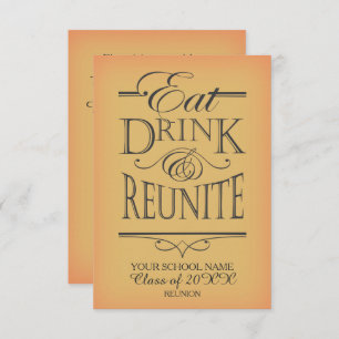 School Reunion Design Invitation