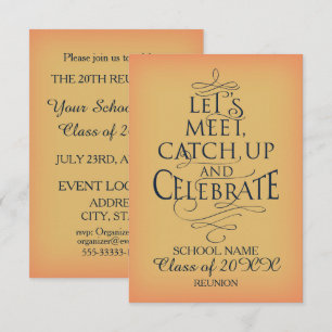 School Reunion Design Invitation