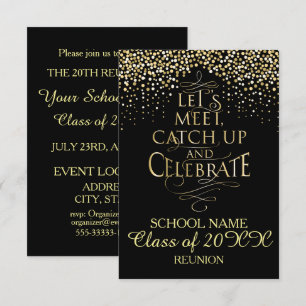 School Reunion Design Invitation