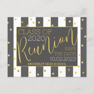 School Reunion Design Invitation Postcard