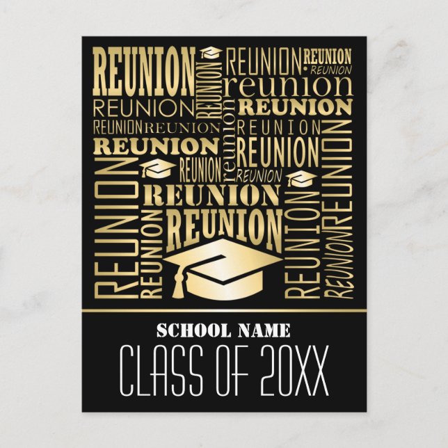 School reunion invitation (Front)