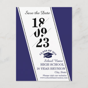 School Reunion Invitation Postcard