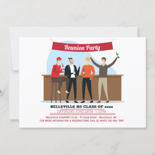 School Reunion Party Invitation
