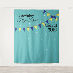 School reunion photobooth backdrop tapestry