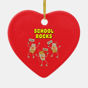 School Rocks Ceramic Tree Decoration