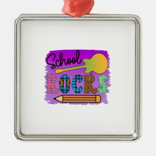 School Rocks Metal Tree Decoration