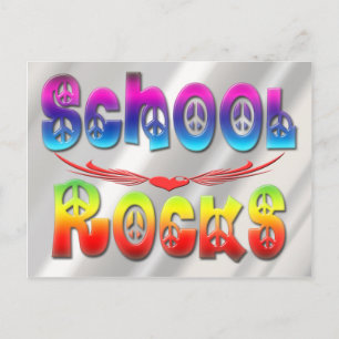 School Rocks - Peace Postcard