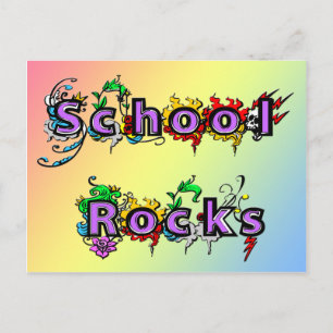 School Rocks Postcard