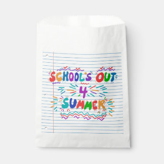 School’s out for summer favour bags