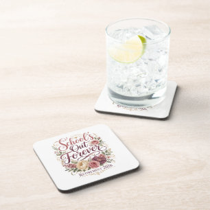School’s Out Forever Teacher Retirement Retired Coaster